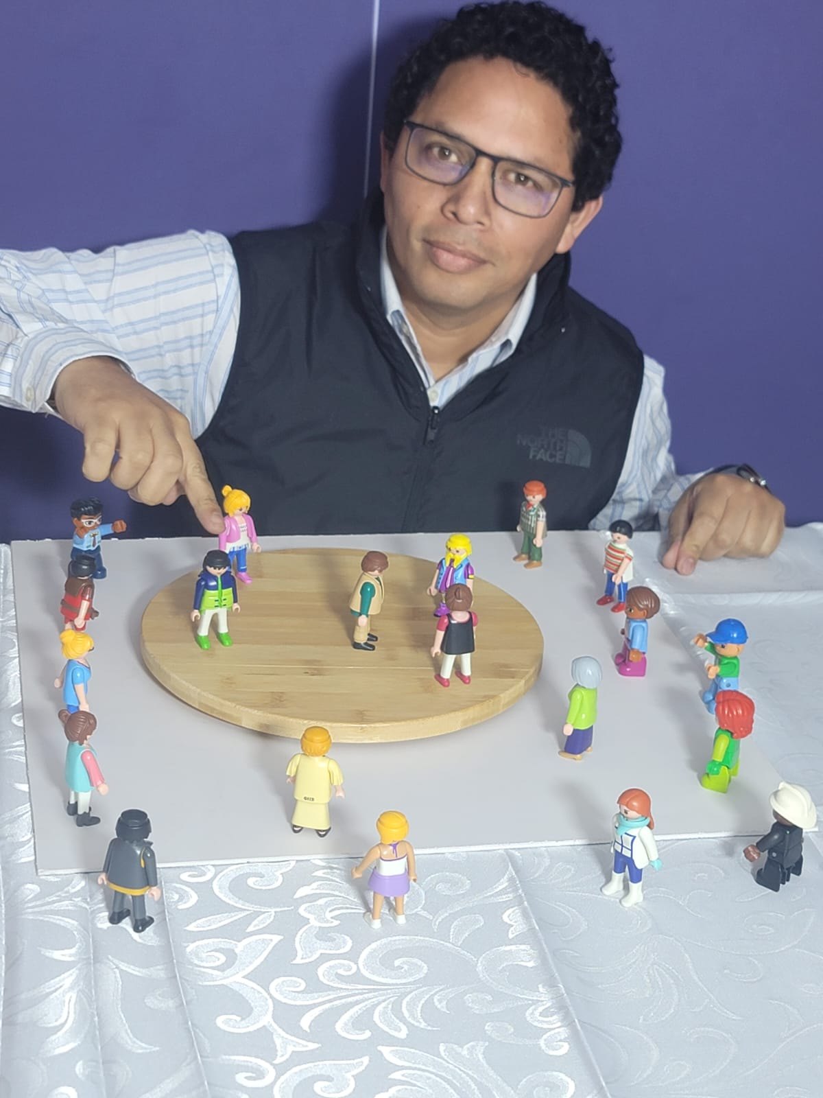 Luis Matta en una sesión de coaching