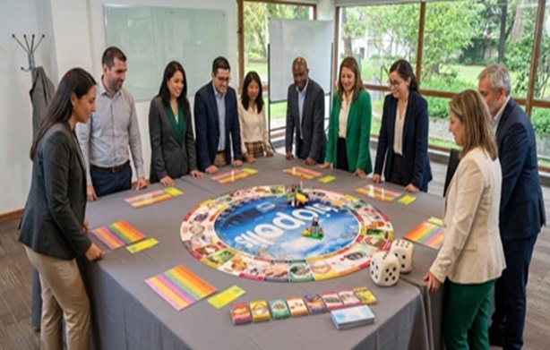 Participantes en un taller con Biopolis
